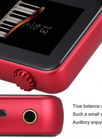 Portable Touch Screen Mini MP3 Player LU-V5-595 Red/Black