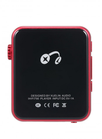 Portable Touch Screen Mini MP3 Player LU-V5-595 Red/Black
