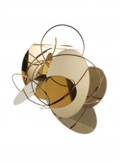 Golden Mirror Modern Sculpture Gold 8.602kg