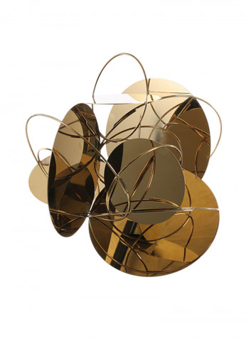 Golden Mirror Modern Sculpture Gold 8.602kg