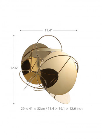 Golden Mirror Modern Sculpture Gold 8.602kg