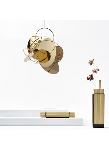 Golden Mirror Modern Sculpture Gold 8.602kg