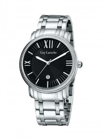 Men's Casual Men's Silver Analog Metal Watch G2010-03