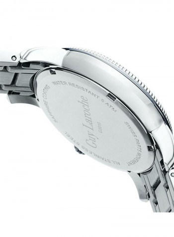 Men's Casual Men's Silver Analog Metal Watch G2010-03