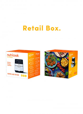 Rapid Air Fryer By Nutribullet, 1500W 3.6 l 1500 W TXG-S3T2 Silver/Black