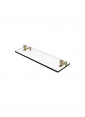 Glass Shelf Clear/Gold 16inch