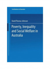 Poverty, Inequality And Social Welfare In Australia Paperback
