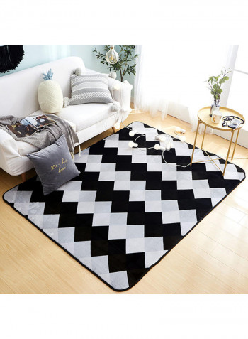 Nordic Style Anti-Slip Flannel Floor Carpet Multicolour 150x190centimeter