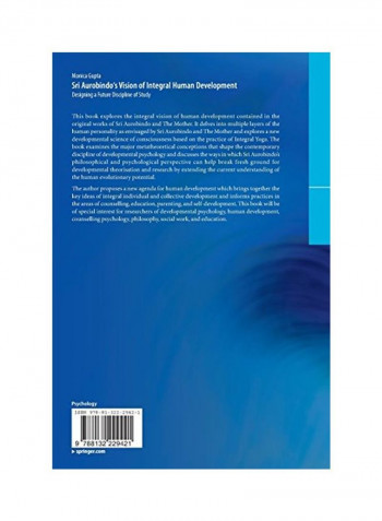 Sri Aurobindo's Vision Of Integral Human Development Paperback