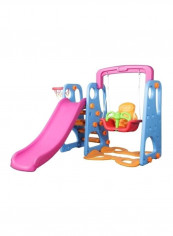 3-In-1 Swing And Slide Basketball Game 170x160x114cm