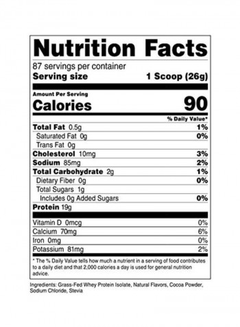 Grass-Fed Whey Protein Isolate