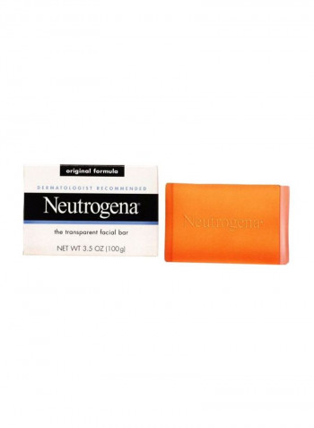 The Transparent Facial Bar Original Formula 3.50 Oz ( Pack Of 24) Orange 24x100g