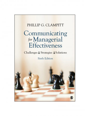 Communicating For Managerial Effectiveness Paperback 6