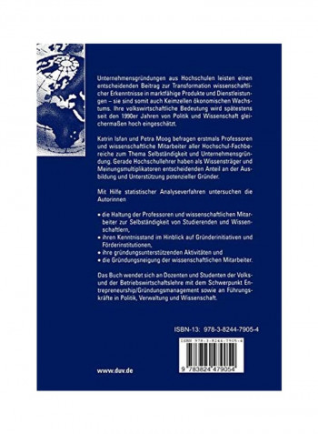 Deutsche Hochschulen Als Grundungsinkubatoren Paperback