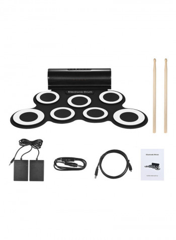 Portable Electronic Roll Up Drum Pad Set