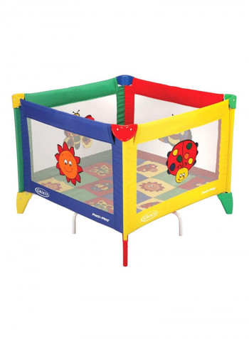 Pack N Play Foldable Square Quilt Cot