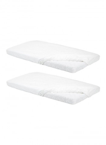 2-Piece Soft Bed Fitted Sheet Set