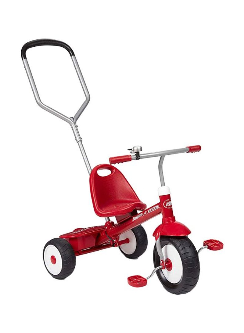 Deluxe Steer And Stroll Tricycle