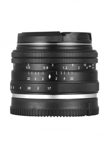 Manual Prime Fixed Lens For Sony Mirrorless Digital Cameras Black