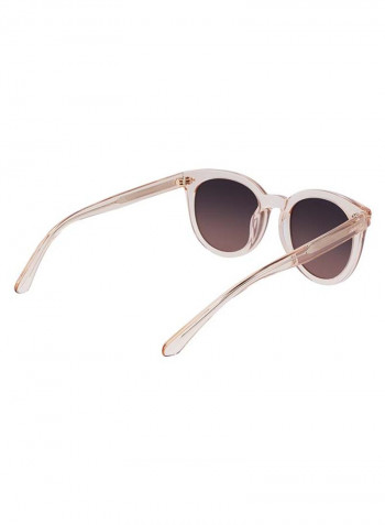 Women's Full Rim Acetate Round Sunglasses - Lens Size: 51 mm
