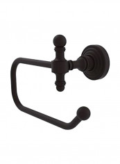 Retro Wave Collection European Style Toilet Paper Holder Black 7x3.5x2inch