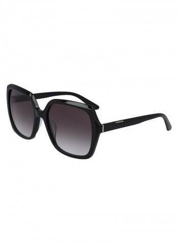 Women's Full Rim Acetate Square Sunglasses - Lens Size: 57 mm