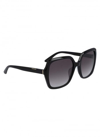 Women's Full Rim Acetate Square Sunglasses - Lens Size: 57 mm
