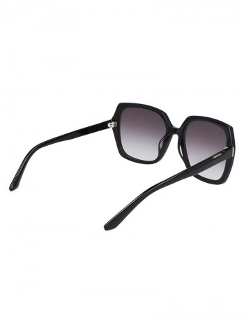 Women's Full Rim Acetate Square Sunglasses - Lens Size: 57 mm