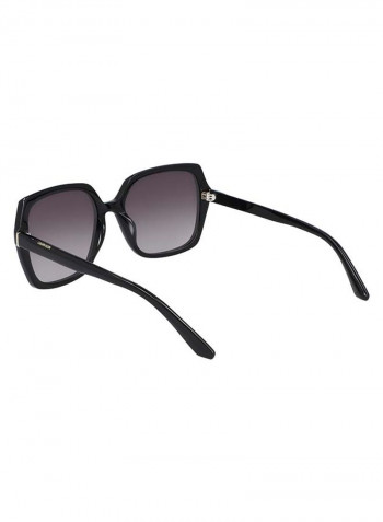 Women's Full Rim Acetate Square Sunglasses - Lens Size: 57 mm