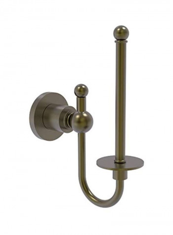 Astor Place Collection Toilet Paper Holder Antique Brass 3x2.8x9inch