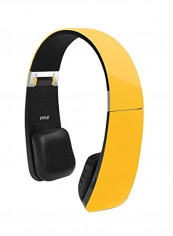 2-In-1 Bluetooth On-Ear Headphones With Mic Yellow/Black