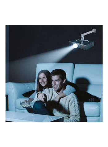Universal Projector Wall Mount Bracket Silver
