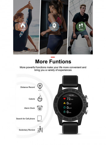 Waterproof Fitness Activity Tracker Smart Watch Black