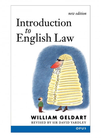 Introduction To English Law Paperback Eleventh Edition