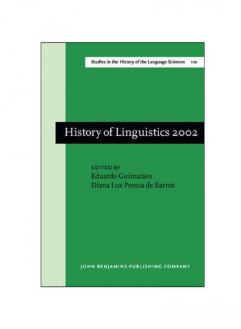 History Of Linguistics 2002 Hardcover