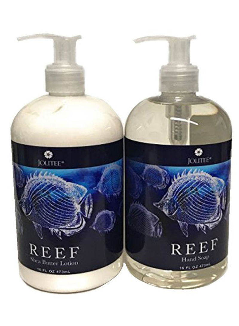 Reef Sea Kelp Liquid Hand Soap With Shea Butter Lotion 2 x 16ounce