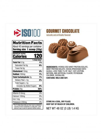 ISO Hydrolyzed 100% Whey Protein Powder
