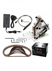 Multifunctional Grinder With Belt And Tool Set Silver/Brown/Black