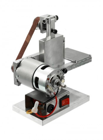 Multifunctional Grinder With Belt And Tool Set Silver/Brown/Black