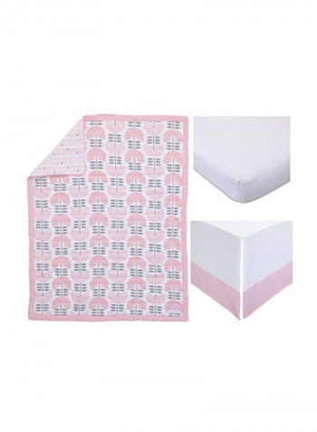 3-Piece Crib Bedding Set