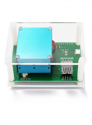 Home-use High Accuracy LED Digital Display USB Mini Portable PM2.5 Detector Multifunctional Laser Air Tester Green 18cm