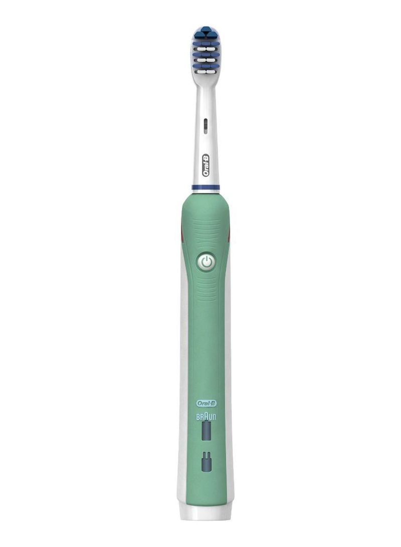 Electric Rechargeable Power Toothbrush Green/White