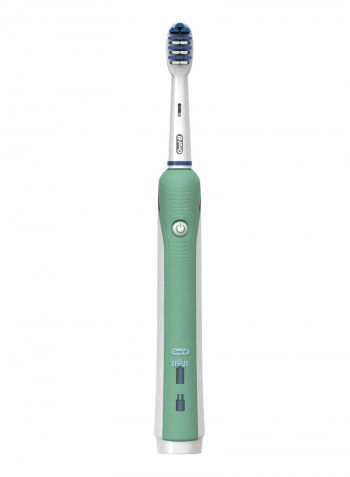 Electric Rechargeable Power Toothbrush Green/White