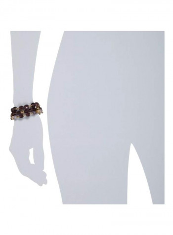 Triple Strand Toggle Bracelet