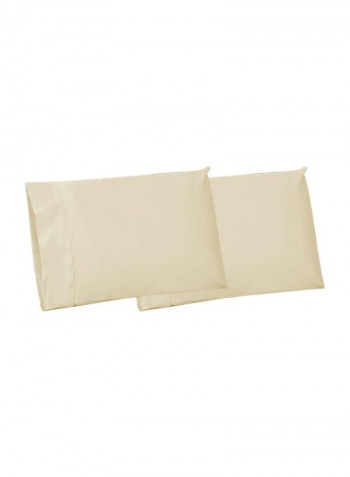 4-Piece Tencel Blend Sheet Set Beige King