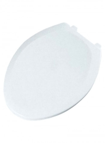 Elongated Closed Front Toilet Seat White