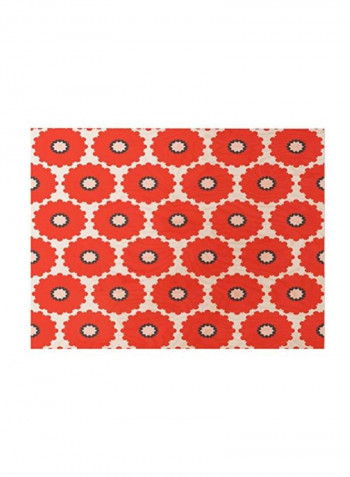 Holli Zollinger Coral Pop Printed Wood Art Red/White/Black 20x0.5x16inch