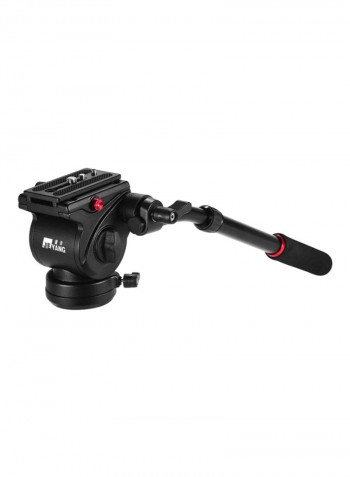 360 Degree Aluminum Alloy Tripod Head Black