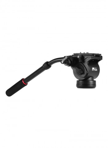 360 Degree Aluminum Alloy Tripod Head Black