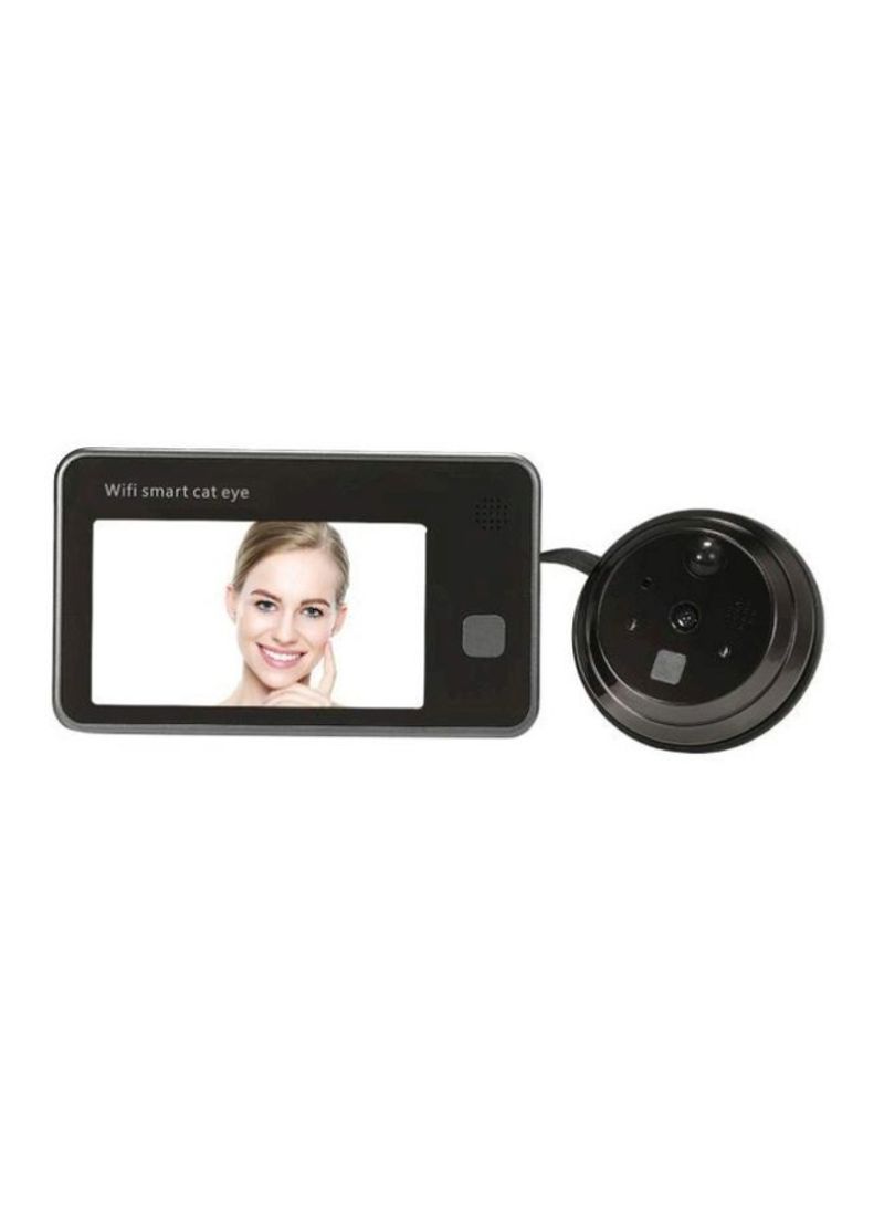 Wireless Digital Peephole Door Viewer Doorbell Black